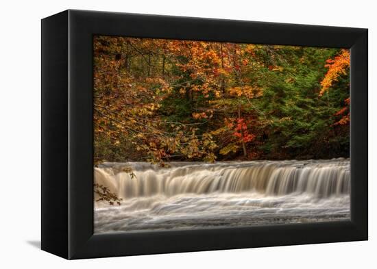 Quarry Rock Falls-Michael Shake-Framed Premier Image Canvas