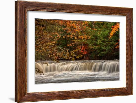 Quarry Rock Falls-Michael Shake-Framed Photographic Print