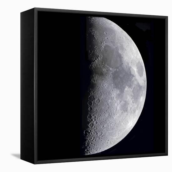 Quarter Moon-null-Framed Premier Image Canvas