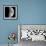 Quarter Moon-null-Framed Photographic Print displayed on a wall