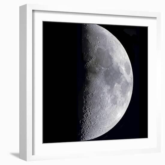 Quarter Moon-null-Framed Photographic Print