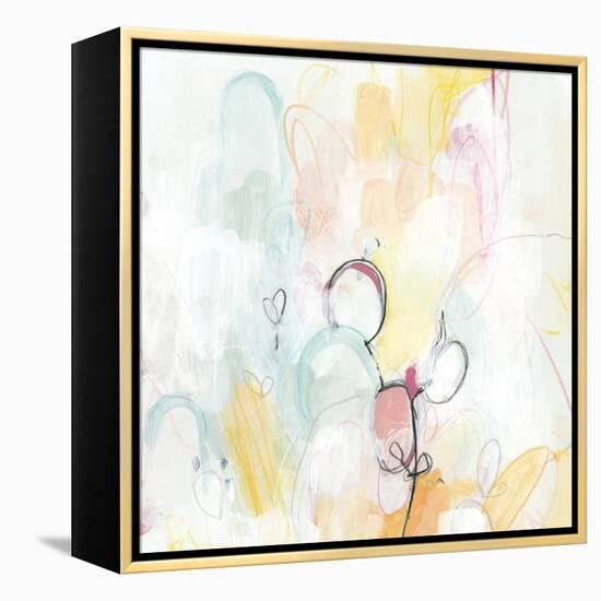 Quarter Note I-June Erica Vess-Framed Stretched Canvas