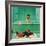 "Quarterback in the Tub", November 15, 1952-John Clymer-Framed Giclee Print