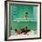 "Quarterback in the Tub", November 15, 1952-John Clymer-Framed Giclee Print