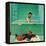 "Quarterback in the Tub", November 15, 1952-John Clymer-Framed Premier Image Canvas