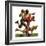 "Quarterback Pass,"October 12, 1935-Maurice Bower-Framed Giclee Print