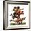 "Quarterback Pass,"October 12, 1935-Maurice Bower-Framed Giclee Print