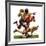 "Quarterback Pass,"October 12, 1935-Maurice Bower-Framed Giclee Print