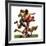 "Quarterback Pass,"October 12, 1935-Maurice Bower-Framed Giclee Print