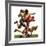 "Quarterback Pass,"October 12, 1935-Maurice Bower-Framed Giclee Print