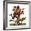 "Quarterback Pass,"October 12, 1935-Maurice Bower-Framed Giclee Print