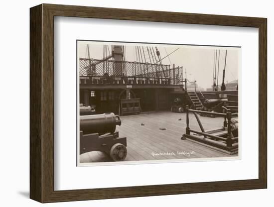 Quarterdeck of HMS Victory, Looking Aft-English Photographer-Framed Photographic Print