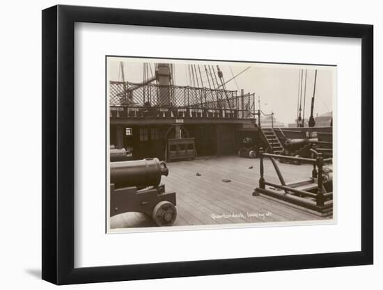 Quarterdeck of HMS Victory, Looking Aft-English Photographer-Framed Photographic Print