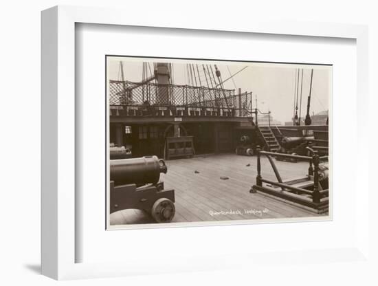 Quarterdeck of HMS Victory, Looking Aft-English Photographer-Framed Photographic Print