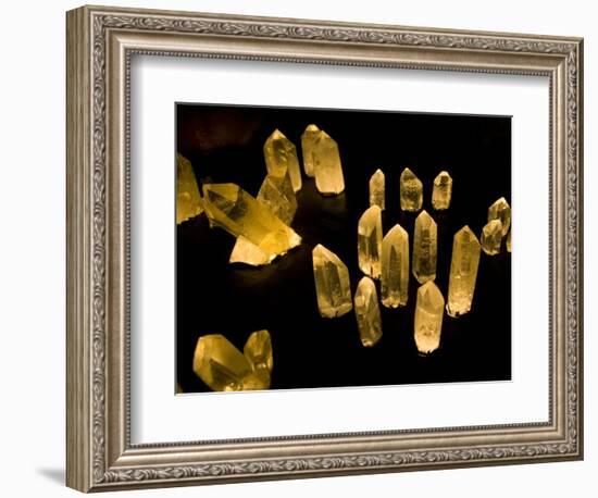 Quartz Crystals at Crystal Cave Museum in Australia-Stuart Westmorland-Framed Photographic Print