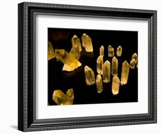Quartz Crystals at Crystal Cave Museum in Australia-Stuart Westmorland-Framed Photographic Print