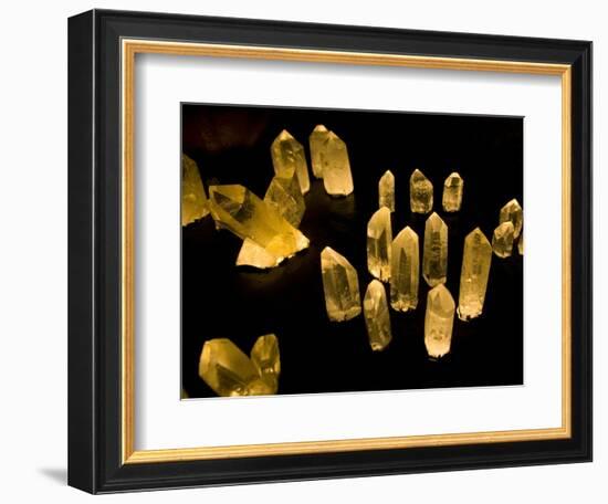 Quartz Crystals at Crystal Cave Museum in Australia-Stuart Westmorland-Framed Photographic Print