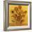 Quatorze tournesols dans un vase (Détail)-Vincent van Gogh-Framed Art Print