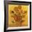 Quatorze tournesols dans un vase (Détail)-Vincent van Gogh-Framed Art Print