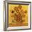 Quatorze tournesols dans un vase (Détail)-Vincent van Gogh-Framed Art Print