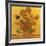 Quatorze tournesols dans un vase (Détail)-Vincent van Gogh-Framed Art Print