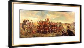 Quatre Bras, 1815-Lady Butler-Framed Art Print