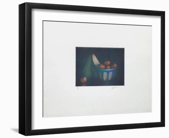 Quatre cerises et une-Laurent Schkolnyk-Framed Limited Edition