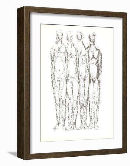 Quatre Personnages-Rodolphe Raoul Ubac-Framed Premium Edition