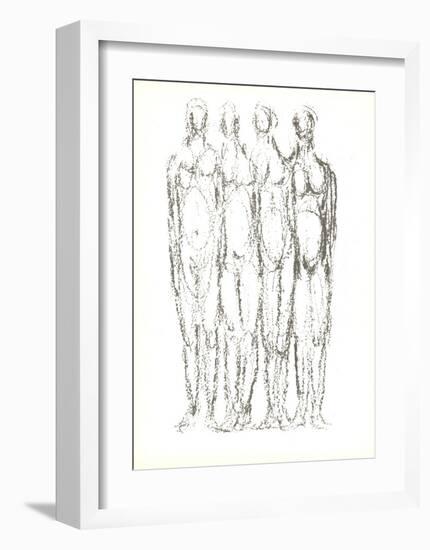 Quatre Personnages-Rodolphe Raoul Ubac-Framed Premium Edition