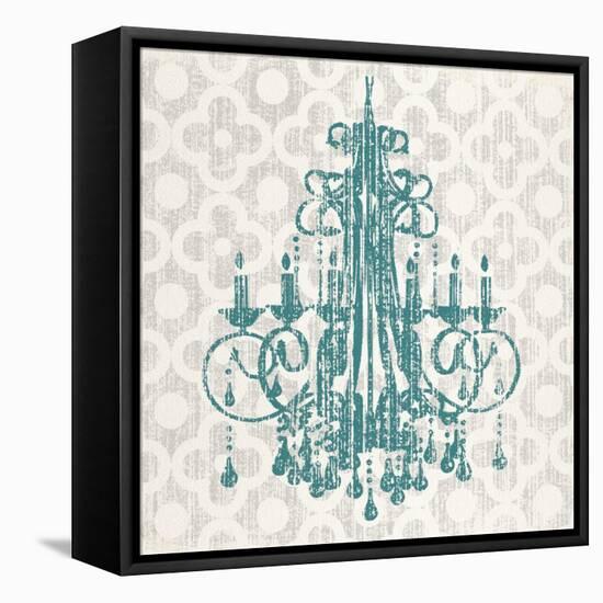 Quatrefoil Chandelier I-Piper Ballantyne-Framed Stretched Canvas