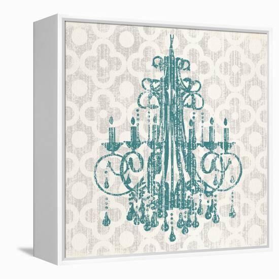 Quatrefoil Chandelier I-Piper Ballantyne-Framed Stretched Canvas