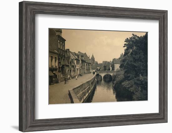 'Quay of the Ménétriers', c1910-Unknown-Framed Photographic Print