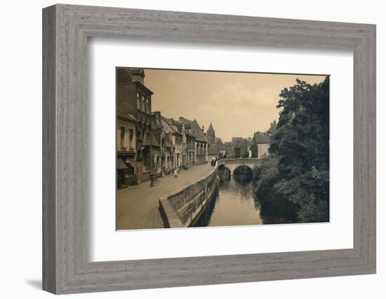 'Quay of the Ménétriers', c1910-Unknown-Framed Photographic Print