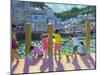 Quayside Fishing, Looe, 2015-Andrew Macara-Mounted Giclee Print