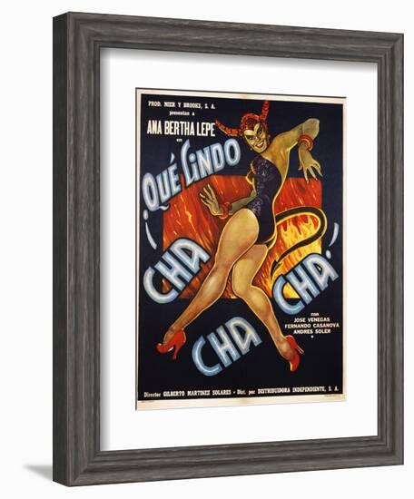 Que Lindo Cha Cha Cha! Movie Poster-null-Framed Giclee Print