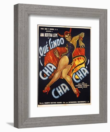 Que Lindo Cha Cha Cha! Movie Poster-null-Framed Giclee Print