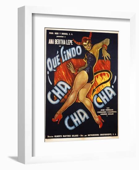 Que Lindo Cha Cha Cha! Movie Poster-null-Framed Giclee Print