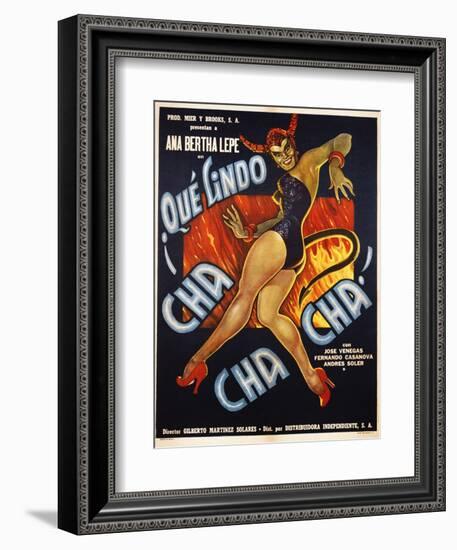 Que Lindo Cha Cha Cha! Movie Poster-null-Framed Giclee Print