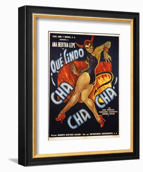 Que Lindo Cha Cha Cha! Movie Poster-null-Framed Giclee Print