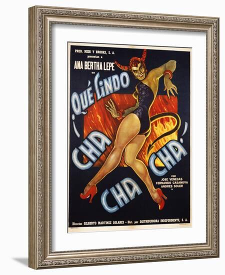 Que Lindo Cha Cha Cha! Movie Poster-null-Framed Giclee Print