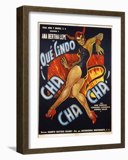 Que Lindo Cha Cha Cha! Movie Poster-null-Framed Giclee Print