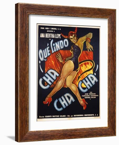 Que Lindo Cha Cha Cha! Movie Poster-null-Framed Giclee Print