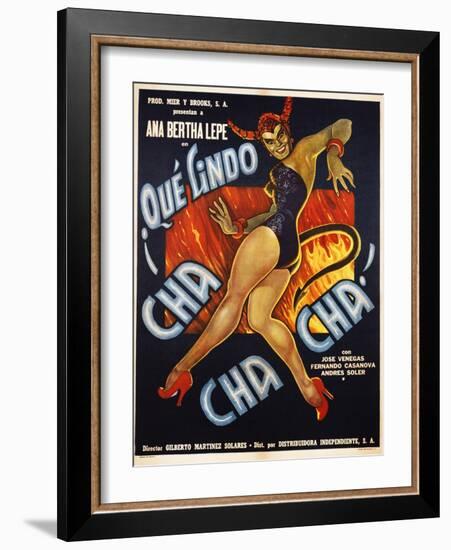 Que Lindo Cha Cha Cha! Movie Poster-null-Framed Giclee Print