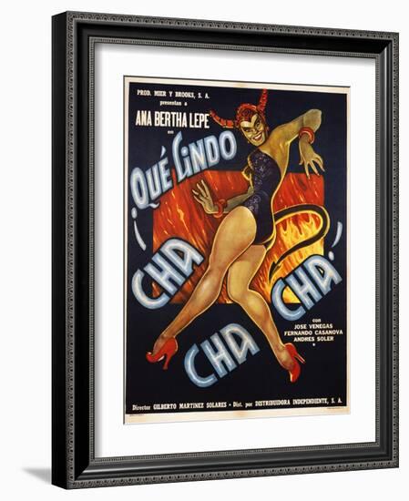 Que Lindo Cha Cha Cha! Movie Poster-null-Framed Giclee Print