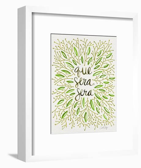 Que Sera Sera Green-Cat Coquillette-Framed Giclee Print