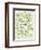 Que Sera Sera Green-Cat Coquillette-Framed Giclee Print