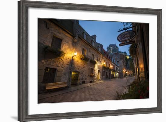 Quebec City, Province of Quebec, Canada, North America-Michael Snell-Framed Photographic Print