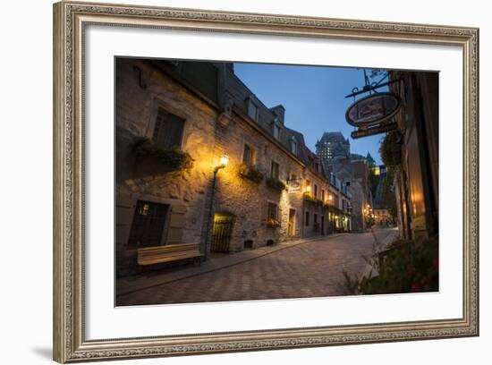 Quebec City, Province of Quebec, Canada, North America-Michael Snell-Framed Photographic Print