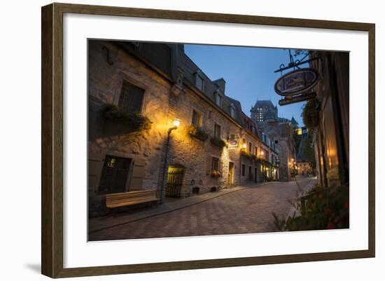 Quebec City, Province of Quebec, Canada, North America-Michael Snell-Framed Photographic Print