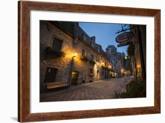 Quebec City, Province of Quebec, Canada, North America-Michael Snell-Framed Photographic Print